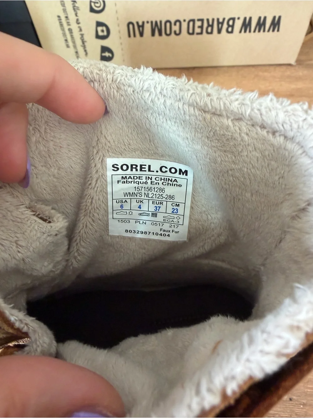 Sorel Brown and Black Waterproof Lace-Up Winter Boot